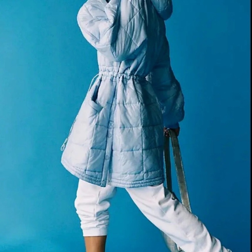 Free People Movement Patricia Packable Poncho Puffer Coat - Picture 2 of 5